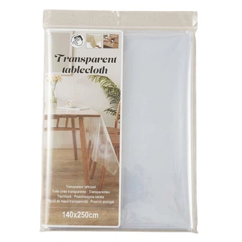 Скатертина прозора 140×250 см