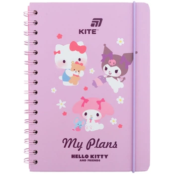 Дневник на спирали Kite Hello Kitty HK26-438, твердый переплет