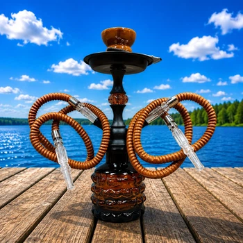 Кальян Hookah Salma Brown высотой 32 см на 2 персоны