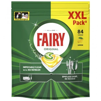 Таблетки для посудомоечных машин Fairy Все-в-1 Original Лимон 84 шт. (8700216961820) (22561)