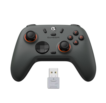 Беспроводной геймпад GameSir T4 Nova Lite 2 серый с USB передатчиком 2.4GHz
