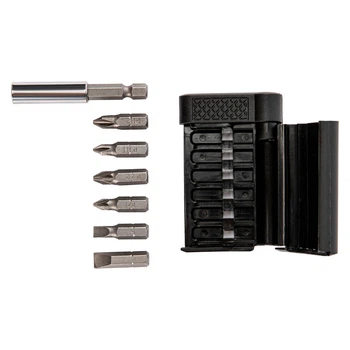Набор бит 1/4" PH/SL/PZ с магнитным адаптером, 7 предметов (113945)