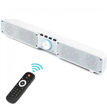 Портативная Bluetooth колонка SOUNDBAR Q10, 2x10 Вт, басы, громкая связь, TF, USB, AUX Белый