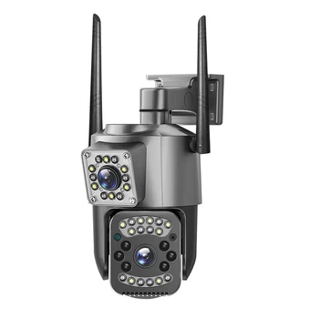 Уличная Камера видеонаблюдения SC03 V380pro, подключение через Wi-Fi / LAN