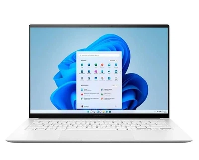 Ноутбук ASUS 14 Zenbook S 14 UX5406AA 3K OLED 120Hz/Intel U9-386H/32GB/1TB/Intel Graphics/W11H/Scandinavian White (90NB16Q2-M00810)