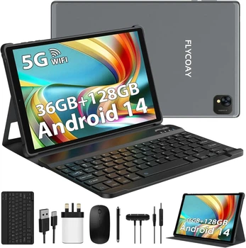 Планшет 10'' Full HD FLYCOAY M820-ЕЭЗ (12+24)/128Gb / 8 ядер / Android 14 / 8000 мАч / Серый (102026287) - Б/У