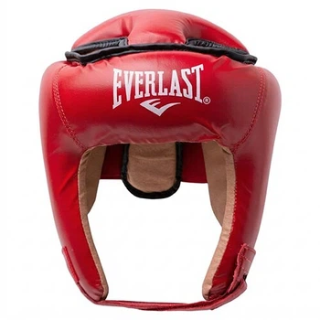 Шлем боксерский открытый с усиленной защитой макушки Everlast размер S красный EVF450-RS