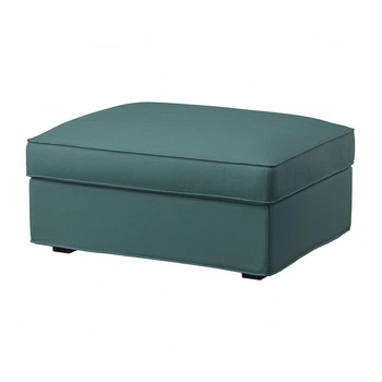 Пуф для ніг з місцем для зберігання, сіро-бірюзовий IKEA 494.430.39