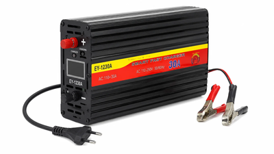 Зарядное устройство EY-1230A 30A 12V для свинцово-кислотных аккумуляторов, авто зарядка АКБ для авто 57943