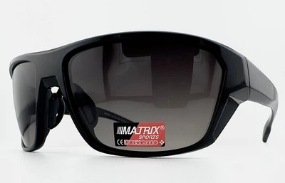 Спортивные Солнцезащитные Очки MATRIX MX060 10-P24-F26 с Поляризацией, Черные Антибликовые для Водителей и Рыбалки