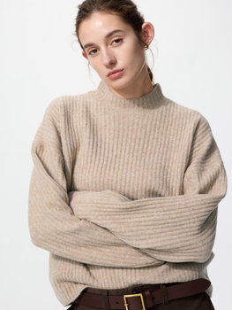Джемпер Uniqlo розмір М бежевий (32) (479158)