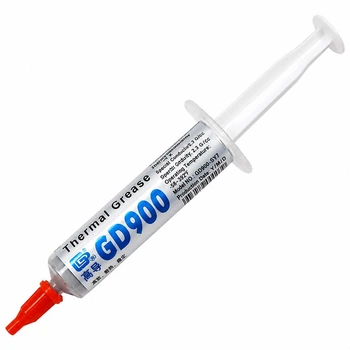 Термопаста для процессоров и видеокарт Thermal Grease GD900 7г в шприце 4.8 Вт/мК