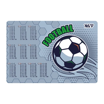 Подкладка для стола с подсказками YES Football 492377 29х42 см