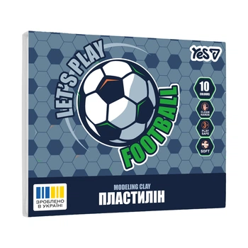 Пластилин YES Football 540713 10 цветов
