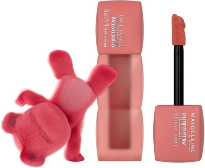 Maybelline New York Superstay Teddy Tint Стойкая матовая помада-тинт для губ № 15 "Skinnydip"
