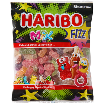 Желейные конфеты Haribo Mix F!zz кисло сладкий микс 400 г