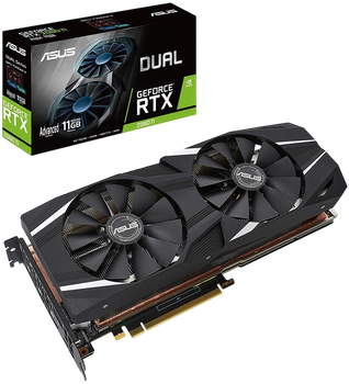 Видеокарта GeForce RTX 2080 Ti 11GB Asus Dual (DUAL-RTX2080TI-11G) Б/У