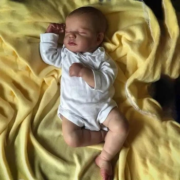 Реалістичний Реборн новонароджений. Reborn Baby вініл, тулуб тканина