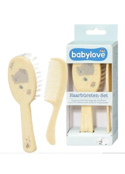 Дитячий набір для розчісування волосся Babylove Жовтий Ведмідь (2 шт.)