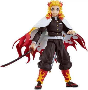 Игрушка Клинок, рассекающий демонов - Кедзюро Рэнгоку Demon Slayer: Kimetsu No Yaiba figma No.553 Rengoku Kyoujurou