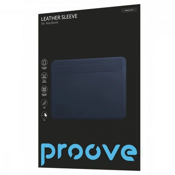 Чехол Proove Leather Sleeve MacBook 13"/13,3" black