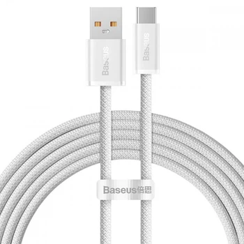 Кабель Baseus Dynamic Series Fast Charging Type-C 100W (2m) — белый (CALD000702)