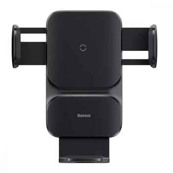 Автомобильный держатель с беспроводным ЗУ Baseus Wisdom Auto Alignment 15W black