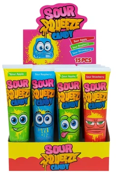 ПУДИНГ Паста New Sour SQWUEEZE 120г. / 15 шт
