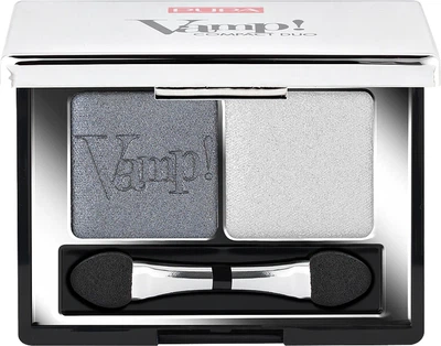 Подвійні компактні тіні Pupa Vamp! Compact Duo Eyeshadow № 09 Silver Stone 2.2 г