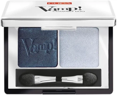 Подвійні компактні тіні Pupa Vamp! Compact Duo Eyeshadow № 012 Magnetic Blue 2.2 г