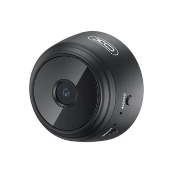IP-камера відеоспостереження міні XO CR12 mini Wireless WiFi Camera 480p, чорна