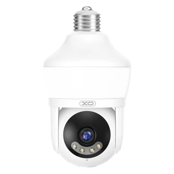 Наружная IP-камера видеонаблюдения XO CR14 Pro Premium Magic Bulb 2560×1440 для видеонаблюдения, белая