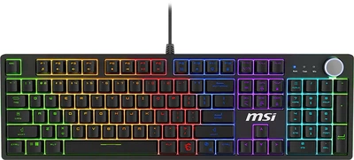 Клавиатура проводная MSI Forge GK320 Mechanical Red Linear RGB USB Black