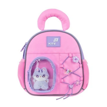 Рюкзак дитячий Kite Kids Cat&Fun, для дівчаток, рожевий (K26-2737XXS-1)