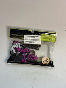 Приманка Crazy Fish Active slug 2.8" 2-71-8-3 жареная рыба упак (8шт),2-7.1-8-3