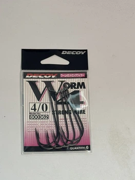 Крючок Decoy Worm4 Strong Wire 4/0, 8 шт/уп,1562.01.52
