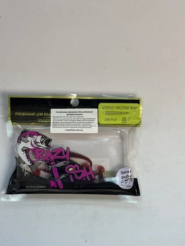 Приманка Crazy Fish Vibro worm 2" 3-50-11-2 рыба уп. (8шт),3-50-11-2