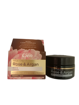 Дневной крем для лица Cien (Rose&Argan) для нормальной кожи,50 мл