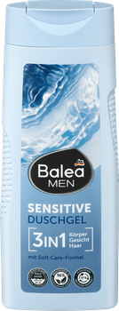Мужской гель для душа 3 в 1 Balea Men Sensitive 300 мл