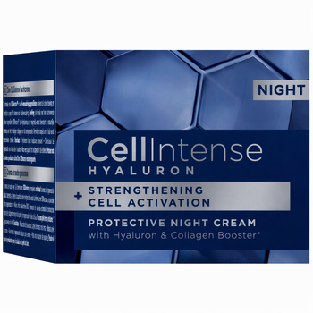Нічний крем для обличчя Cien (Cellintense + Strengthening SILVER), 50 мл