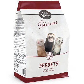 Повнораціонний корм для тхорів Deli Nature Super Premium Rodelicious Ferrets 2.5 кг 29538