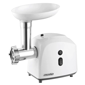 Мясорубка электрическая Mesko MS 4805 белая 1500 Вт с реверсом и насадками для колбас и кебаба