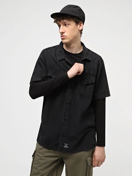 Сорочка повсякденна Alpha Industries 8244297 Чорний XXL ALD321