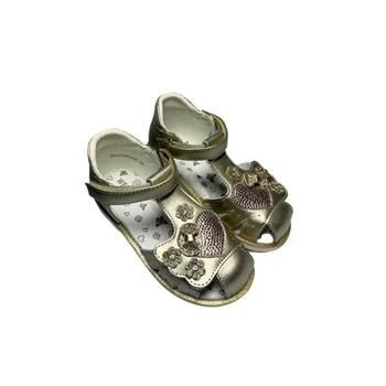 Босоніжки золотисті закриті Weestep (257-500) 24(р)
