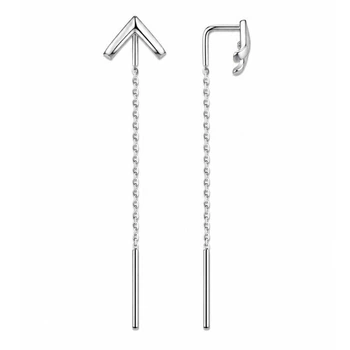 Серьги-протяжки серебряные без камней Silver Style (33830.00 sku:2300104228576)