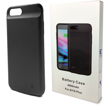Чехол-зарядка Power Case для iPhone 6, 6s, 7, 8, SE 2020 (10000 mAh) Чёрный