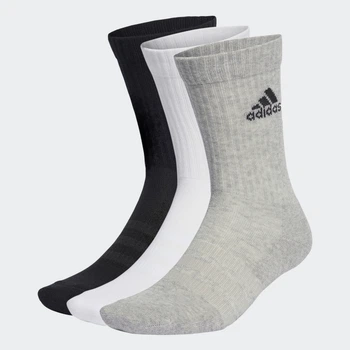 Три пары носков Cushioned Crew adidas IA3951 (28-30) серый (4066746337202)