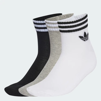 Три пары носков 3-Stripes Ankle Socks adidas JV7437 (40-42) белый (4068807895713)