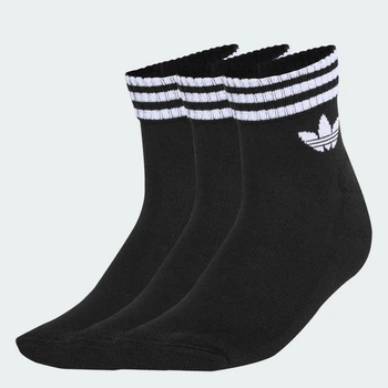 Три пары носков 3-Stripes Ankle Socks adidas JV7436 (40-42) черный (4068807895799)