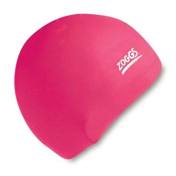 Шапочка для плавания детская Zoggs Junior Silicone Cap силиконовая 6-14 лет,Розовый (465015.PK)